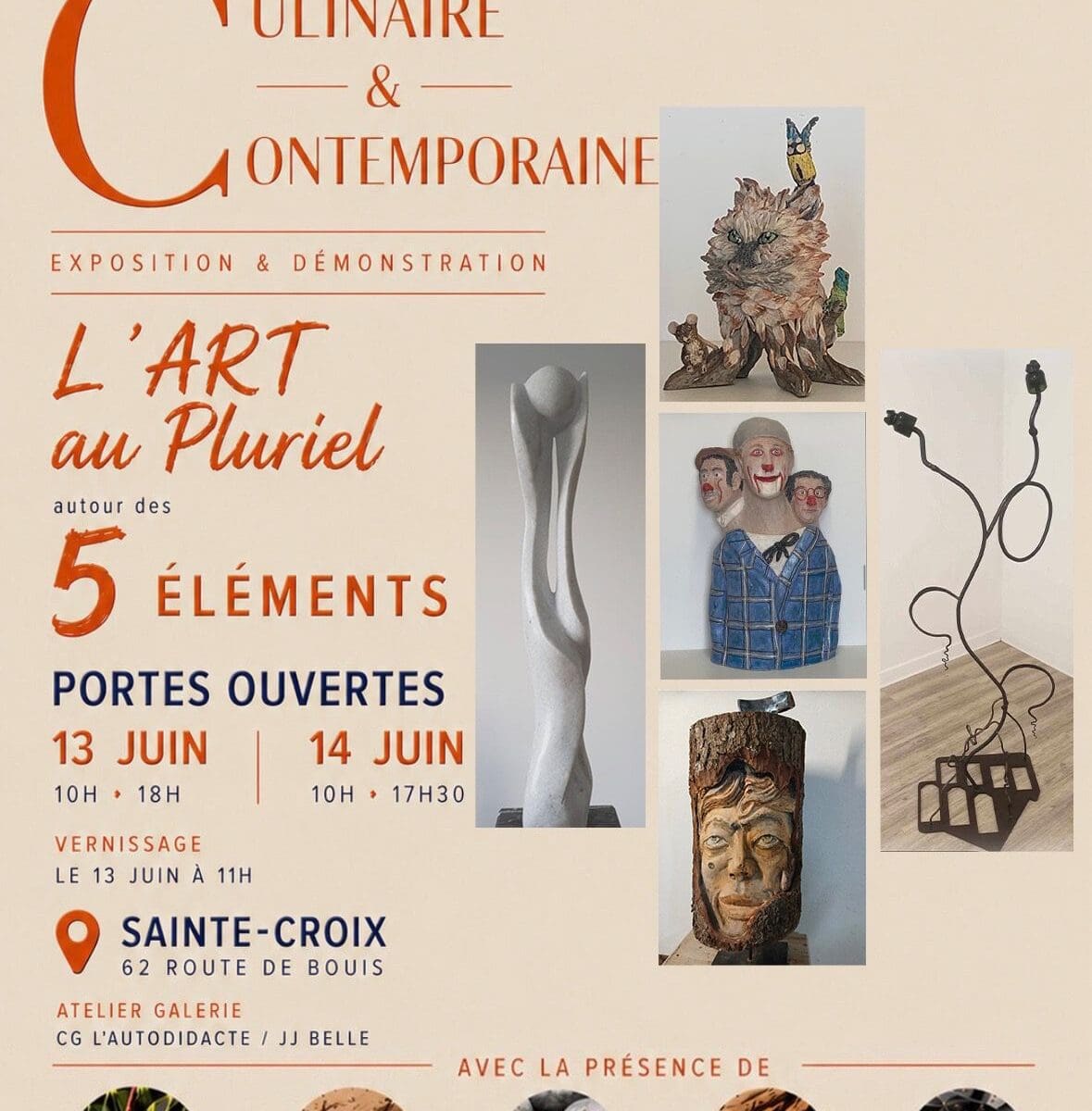 EXPOSITION DEMONSTRATION DE SCULPTURE